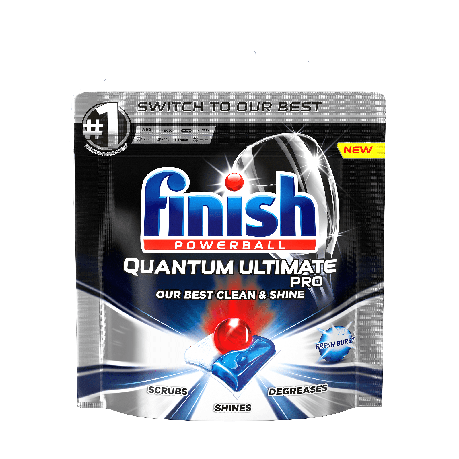 Finish Quantum Ultimate Pro Dishwasher Tablets Regular 32pk