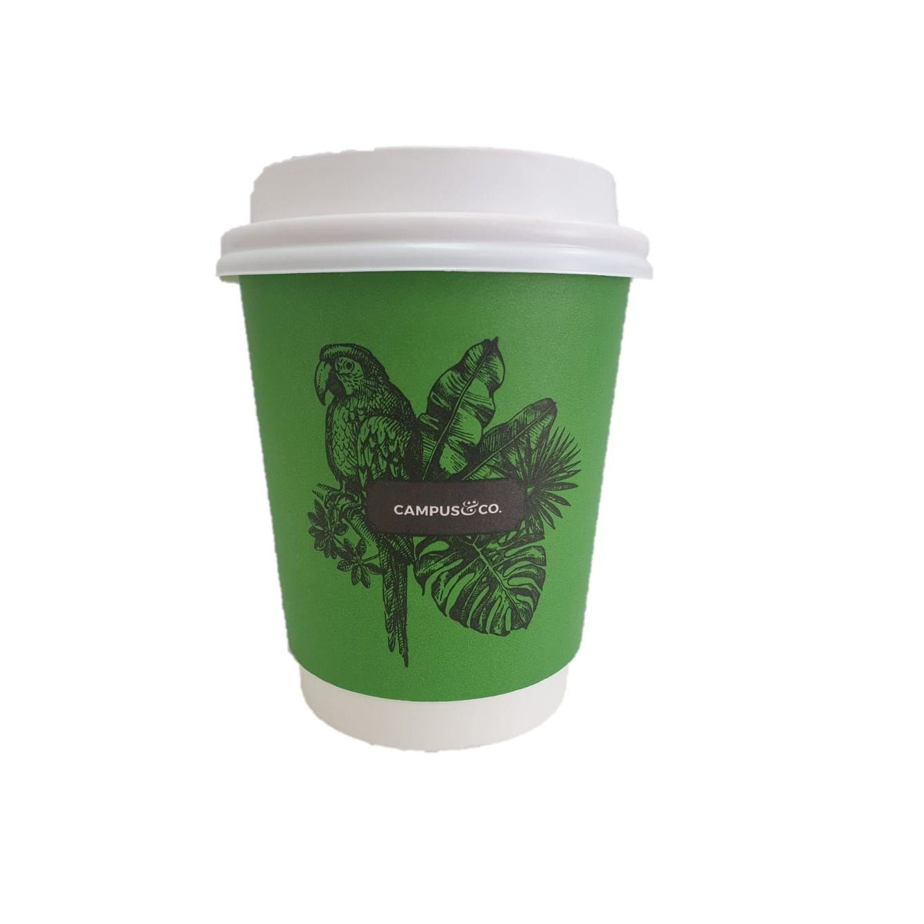 Campus & Co Coffee Cup Double Wall Abstract on Kraft 8oz/25 sleeve