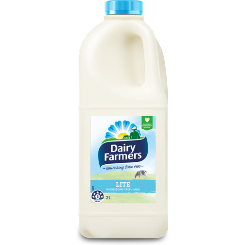 Dairy Farmers Lite Milk 2L