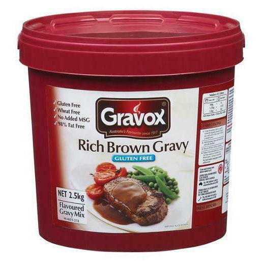 Gravox Rich Brown Gravy GF 2.5kg