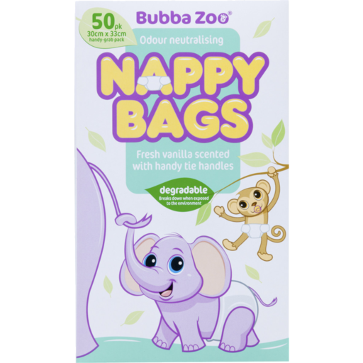 Bubba Zoo Nappy Bags 200 pk
