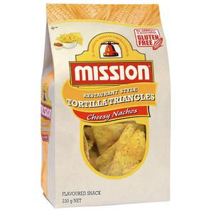 Mission Corn Chips Cheesy Nachos 230g