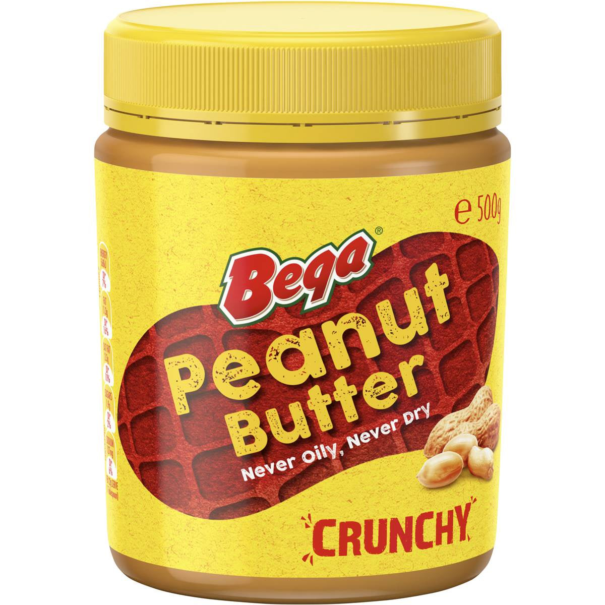 Bega Peanut Butter Crunchy 470g
