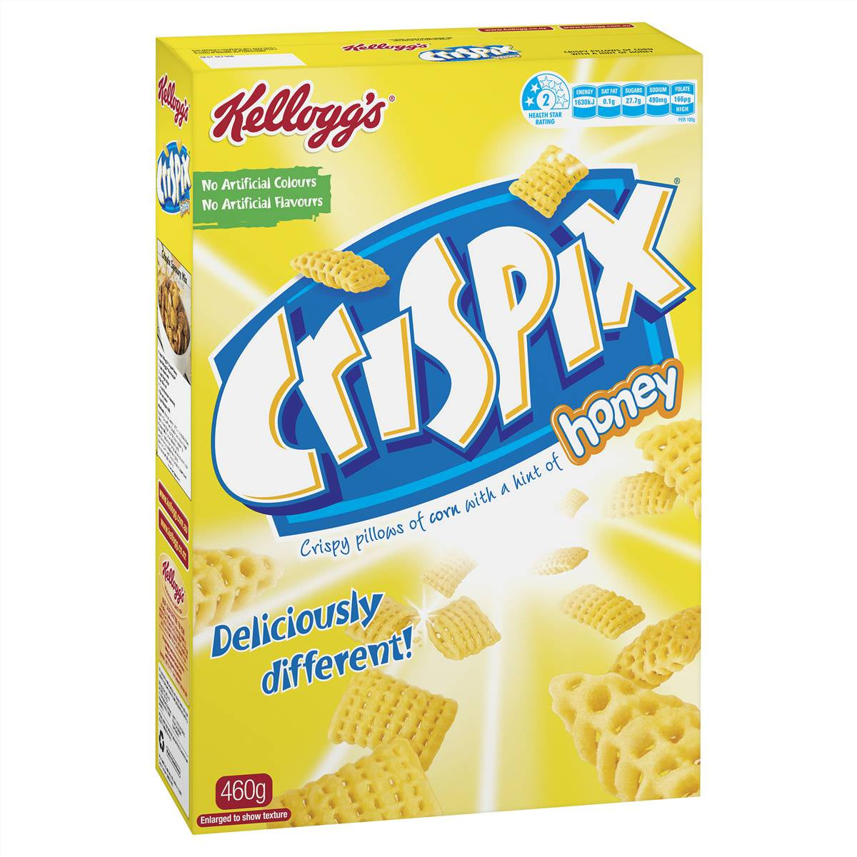 Kellogg's Crispix Honey Pillows Breakfast Cereal 460g