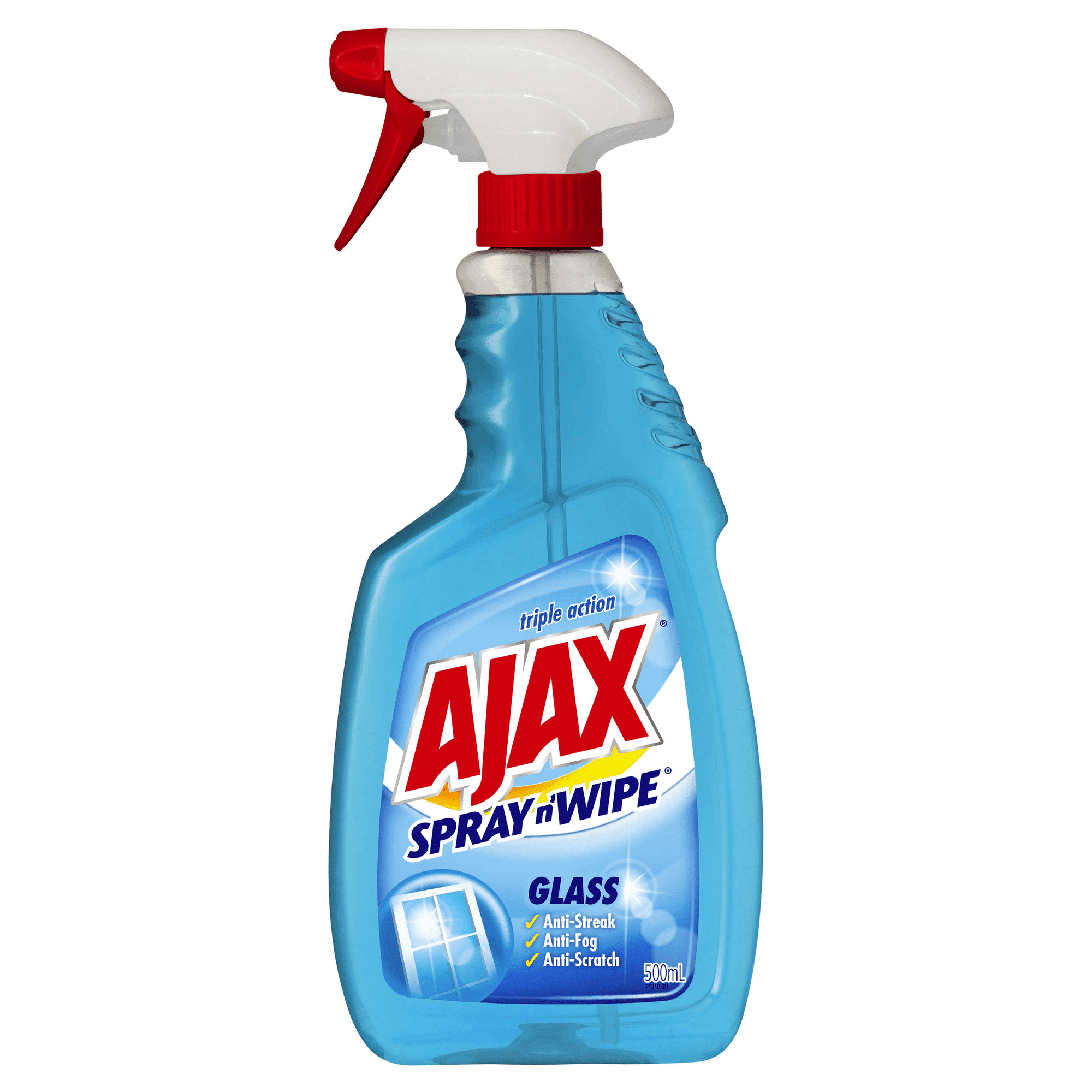 Ajax Spray and Wipe Trigger Glass Cleaner 500ml