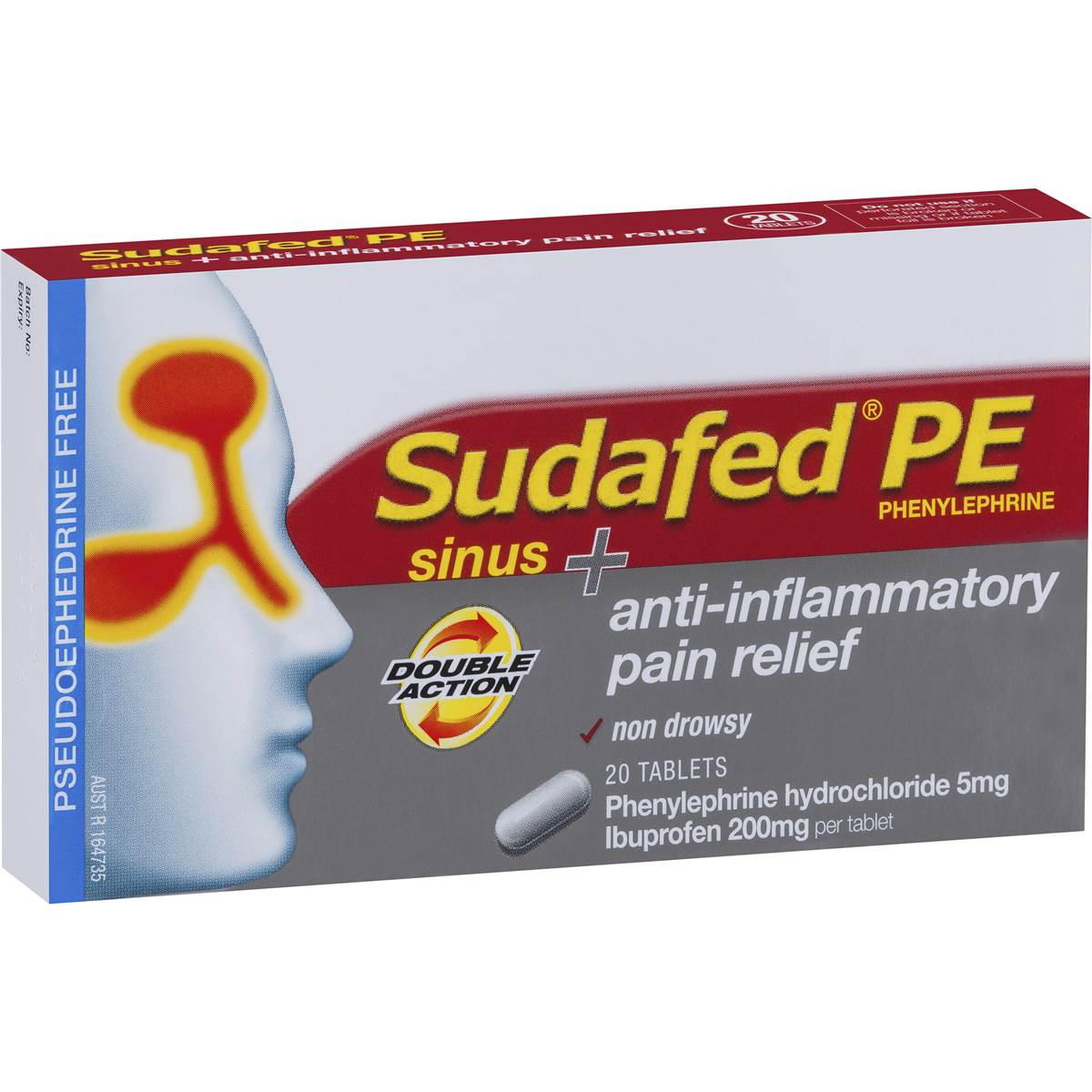 Sudafed Sinus/Anti-Inflammatory 10pk