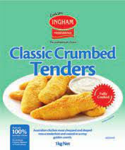 Ingham Classic Crumbed Tenders 1kg