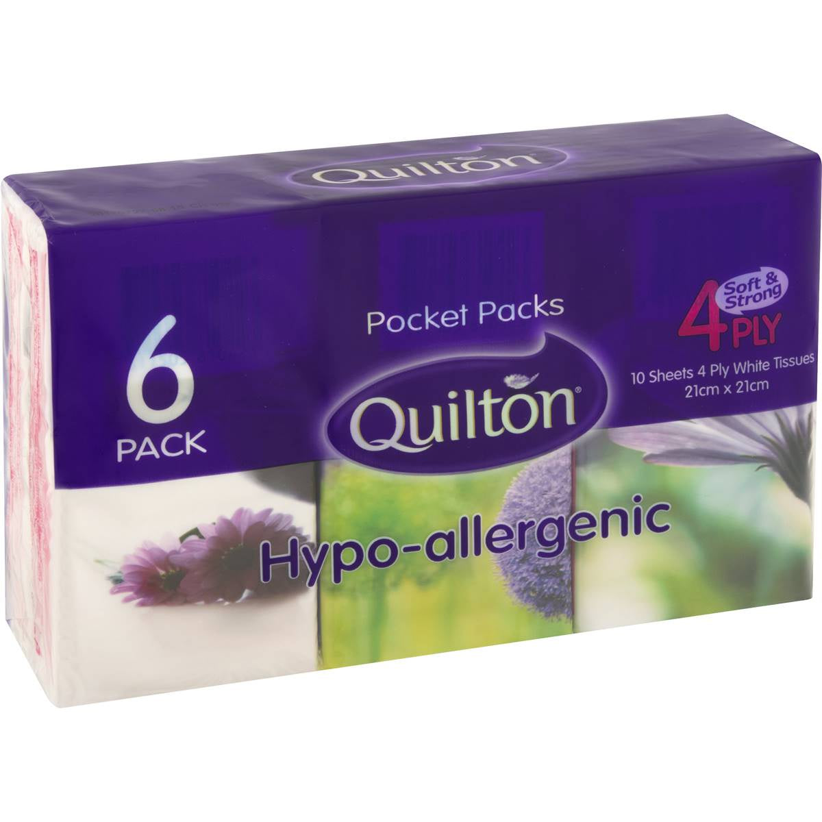Quilton Pocket Tissues 6Pk