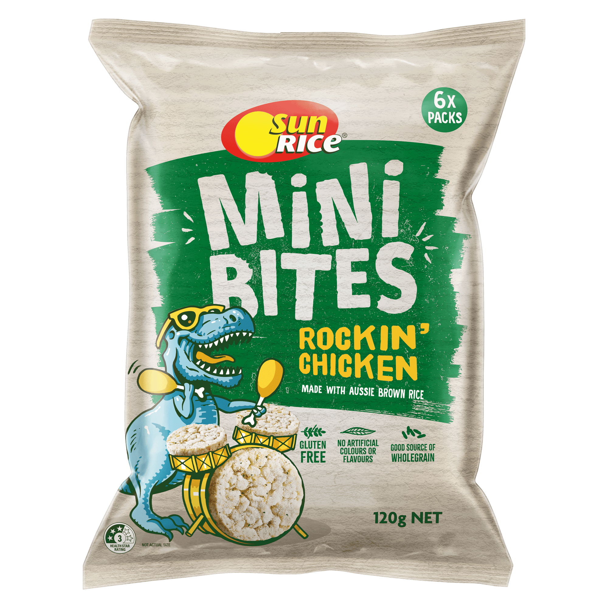 Sunrice Mini Bites Rockin' Chicken 108g 6pk