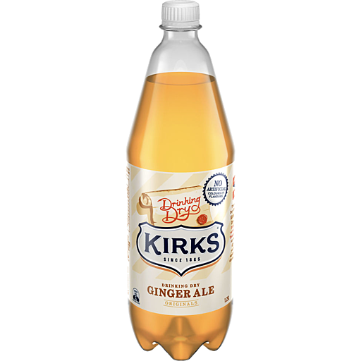 Kirks Soft Drink Dry Ginger Ale 1.25L