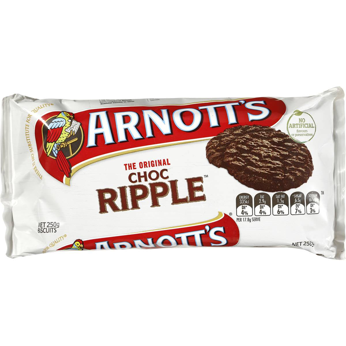Arnotts Choc Ripple Biscuits 250g **
