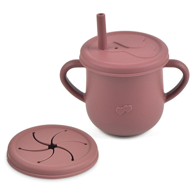 Silicone Drink Cups - Dark Pink