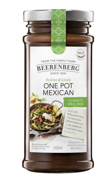 Beerenberg  One Pot Mexican Meal Base 240ml