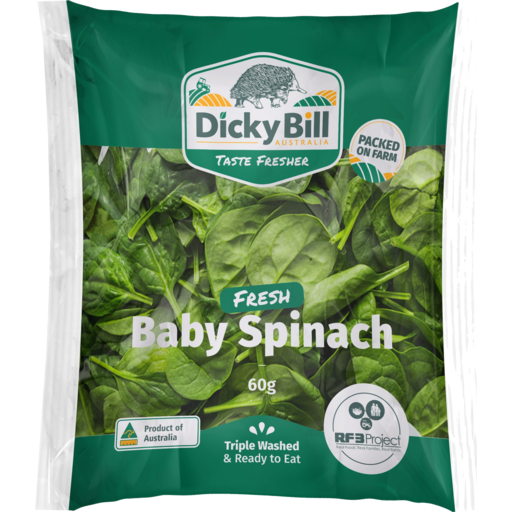 Dicky Bill Baby Spinach Mix - 60g