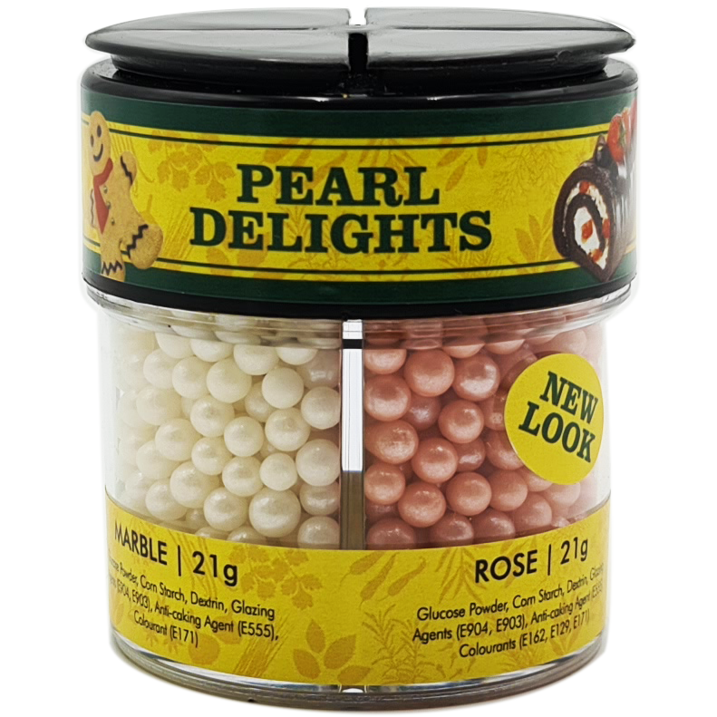Gfresh 4 in 1 Cake Decorations Pearl Delights 125ml
