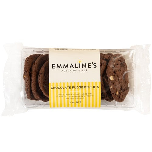 Emmalines Chocolate Fudge Biscuits 350g