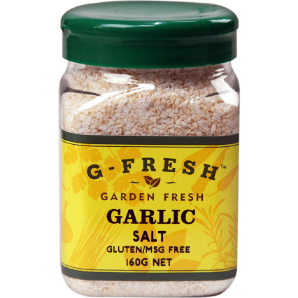 Gfresh Garlic Salt GF & MSG Free 160g