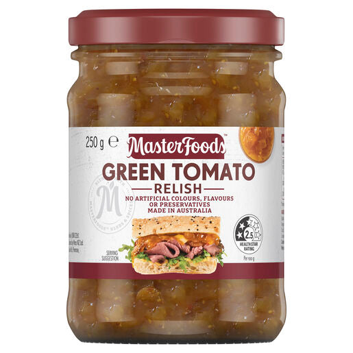 Masterfoods Green Tomato Relish 250g