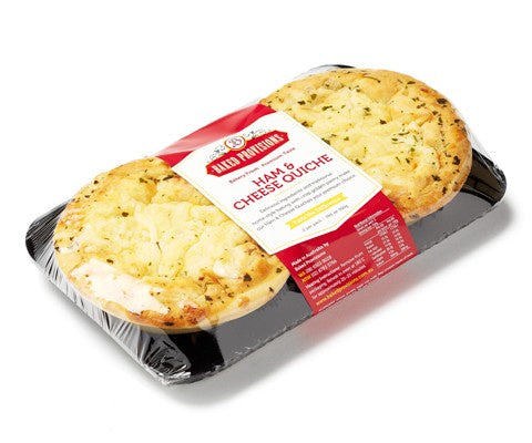 Baked Provisions Ham & Cheese Quiche 2pk