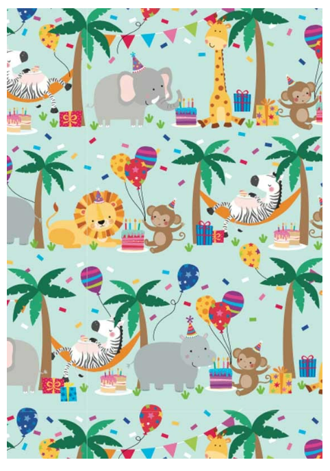 Wrapping Paper Jungle Party
