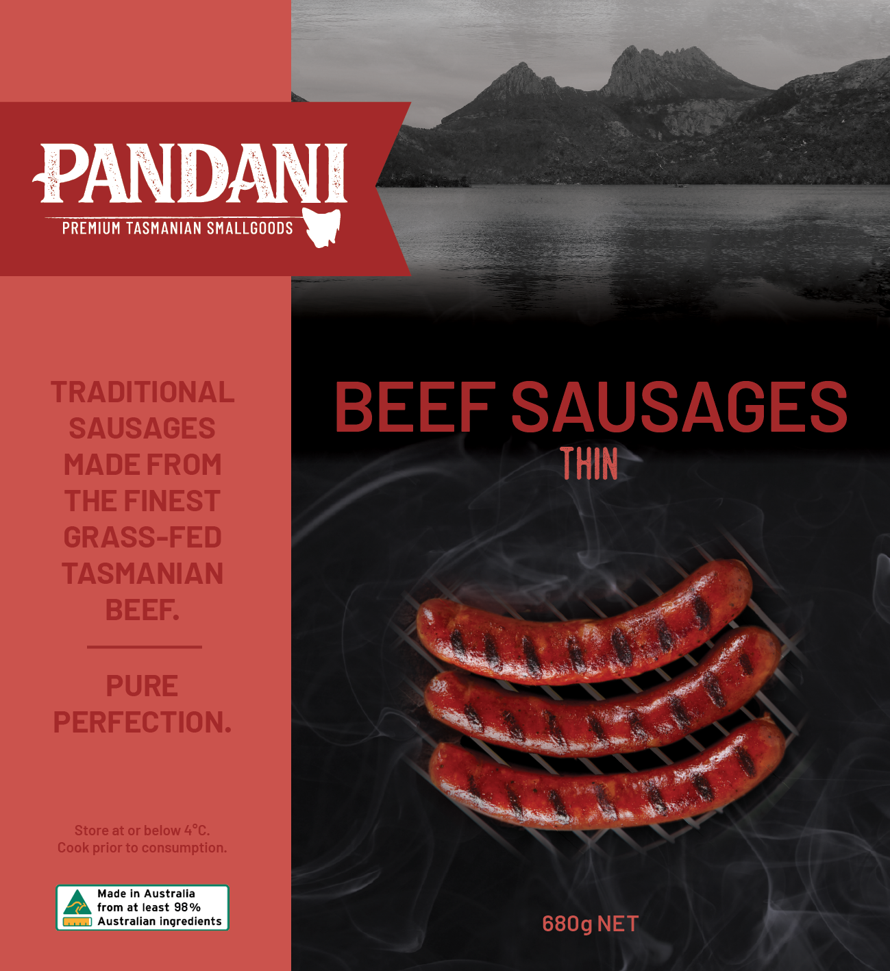 Pandani Thin BBQ Sausages 500g
