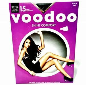 Voodoo Stockings 3pk Shine Comfort Eclipse Average