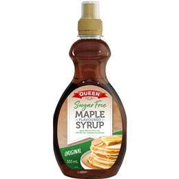 Queen Maple Flavoured Syrup Sugar Free 355ml