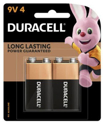 Duracell Battery Coppertop 9V 2pk