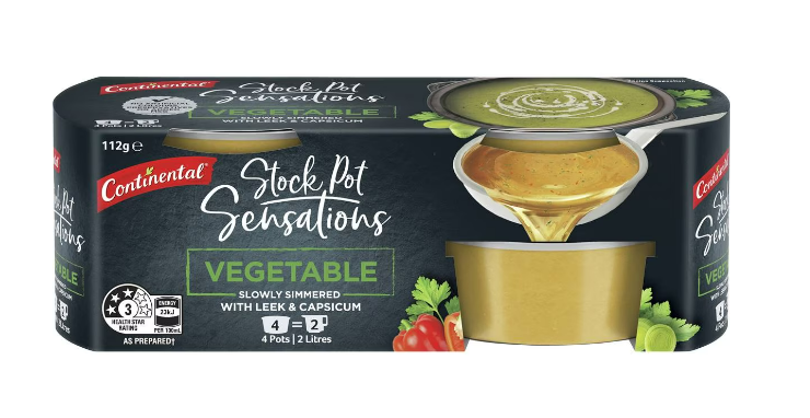 Continental Stock Pot Vegetable 4pk 112g