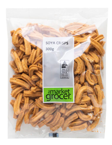 The Market Grocer Soya Crisps 300g