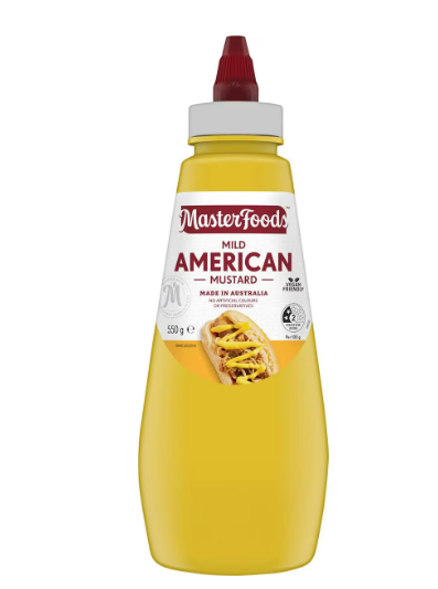 Masterfoods Mild American Mustard 550ml