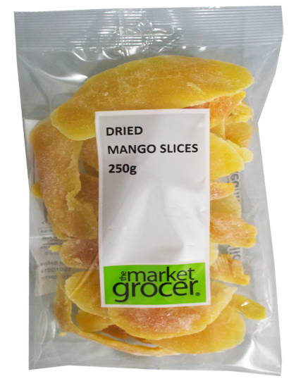 The Market Grocer Dried Mango Slices  250g (Packet)