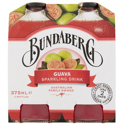 Bundaberg Guava Sparkling Drink 4 x 375ml **
