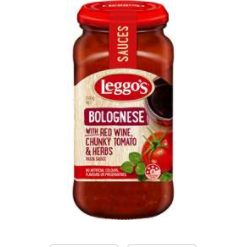Leggo's Bolognese with Red Wine, Chunky Tomato & Herbs 500g