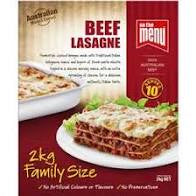 On The Menu Lasagna Beef 2kg
