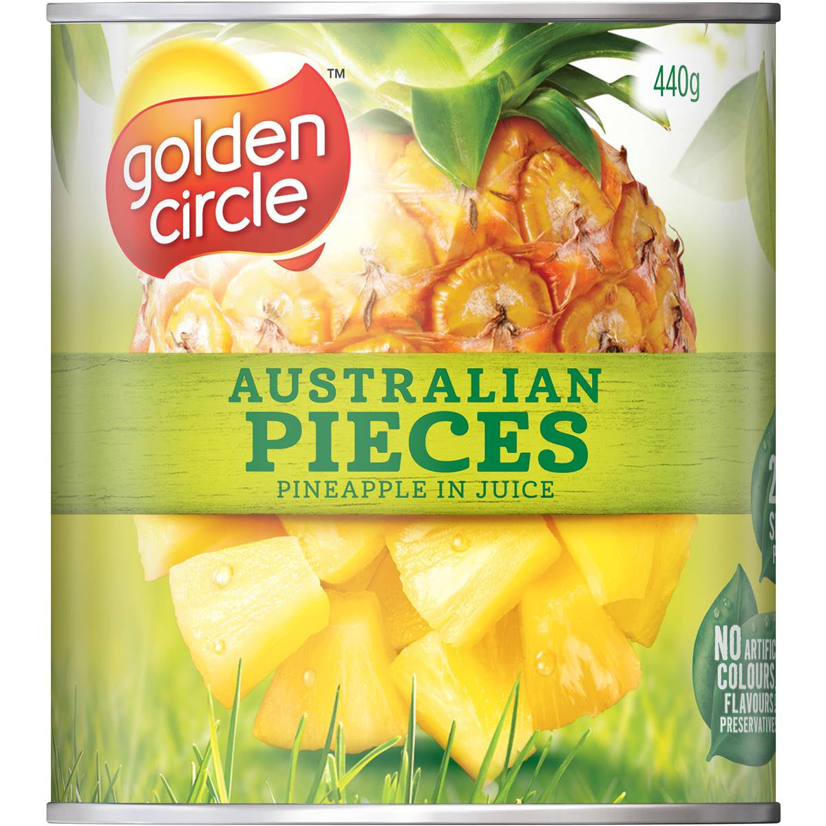 Golden Circle Australian Pineapple Pieces In Juice 440g