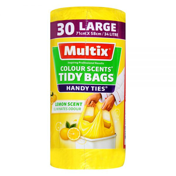 Multix Tidy Bag Colour Scents Lemon Large (30)
