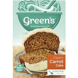 Green's Cake Mix Classic Carrot 470g