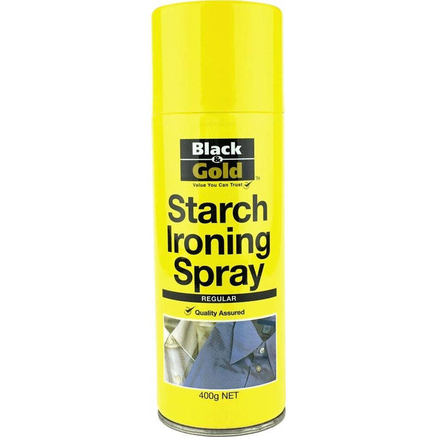 Black & Gold Starch Ironing Spray 400g