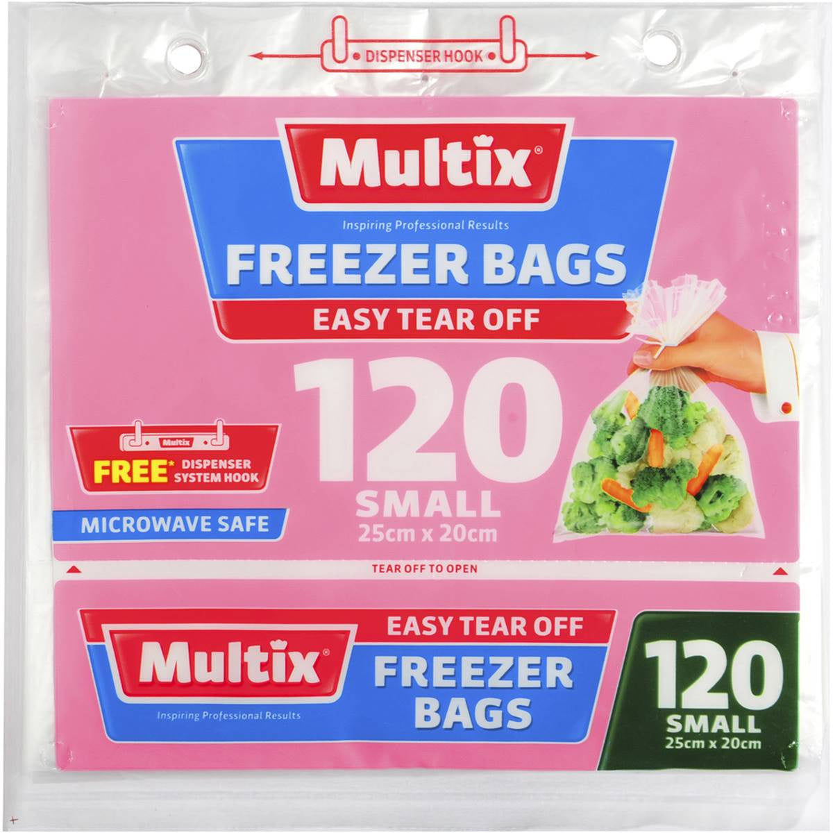 Multix Freezer Bags Tearoff Small (120) **