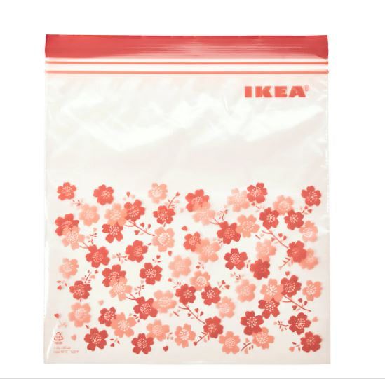 IKEA Istad 25pk Resealable Bag 2.5L  Design P Machado