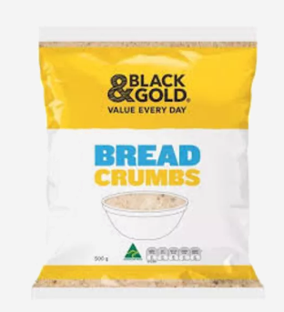 Black & Gold Bread Crumbs 500g