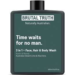 Brutal Truth 3 In 1 Face Hair Body Wash 500ml