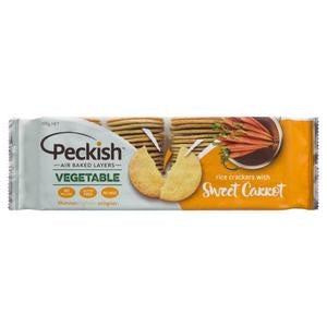 Peckish Rice Crackers Sweet Carrot 100g