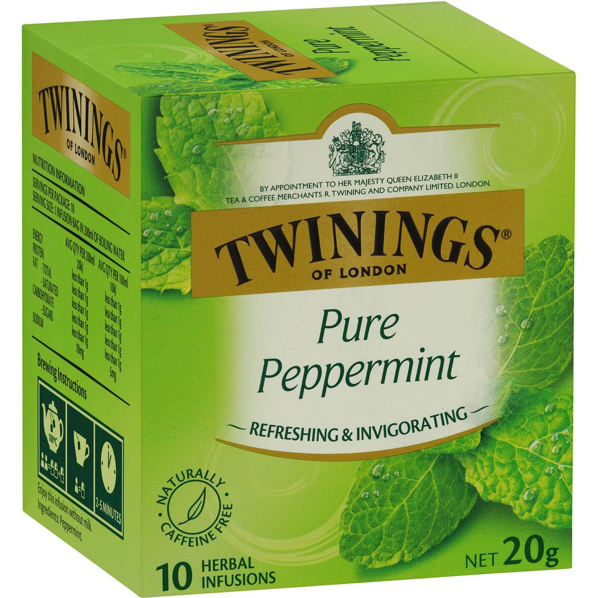 Twinings Pure Peppermint Tea Bags 10pk