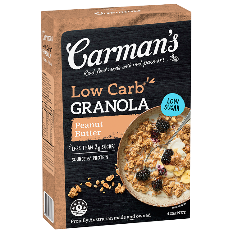 Carman's Low Carb Granola Peanut Butter 425g