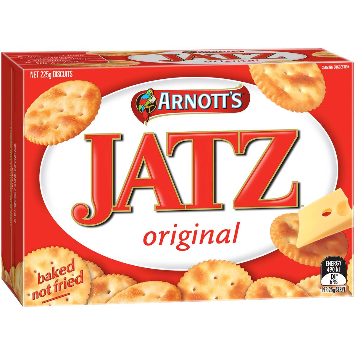 Arnotts Biscuits Jatz Original 225g *