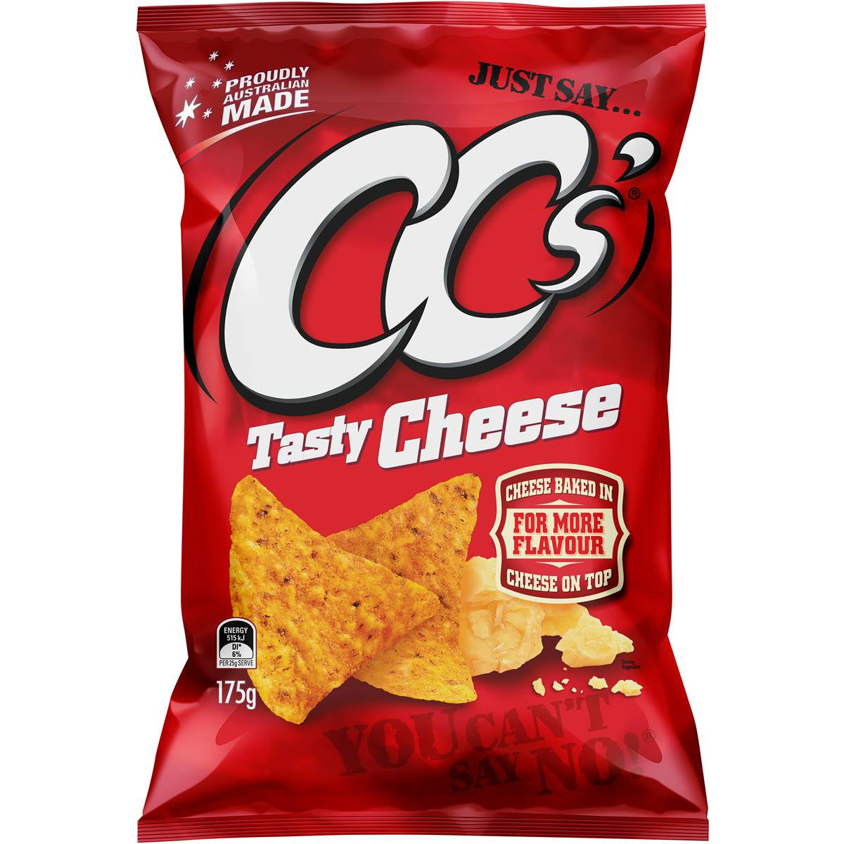 CC's Corn Chips Tasty Cheese 175g *