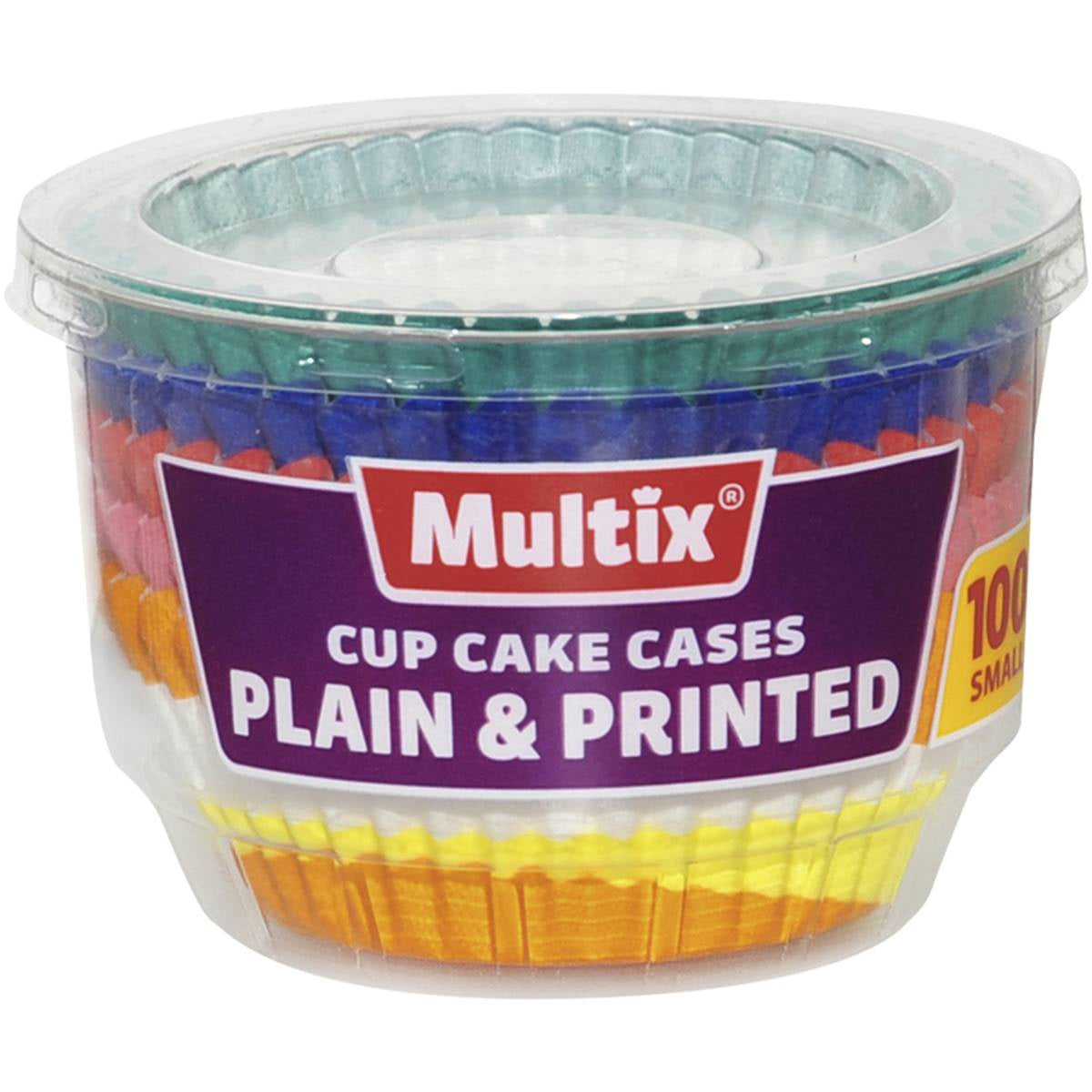 Multix Cake Pans Plain & Printed 100pk