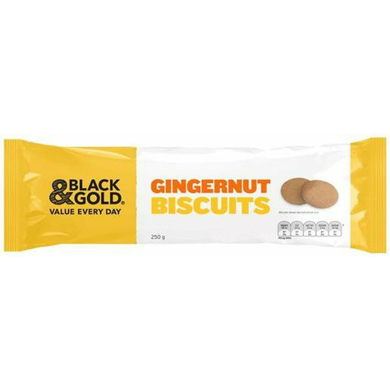 Black & Gold Gingernut Biscuits 200g